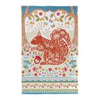 Cotton Tea Towel Ulster Weavers Woodland Squirrel 100% Cotton Orange