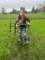 Bait Boat Stand standard black pod Cradle