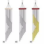 Wind Chimes Large Outdoor Deep Tone Chapel Bells 12 Tubes Gift Decor for Balcony