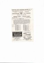 Isthmian League v Athenian League Friendly Football Programme 1963/64 @ Tooting