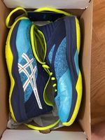 ASICS Netburner Ballistic FF Netball Shoes Blue Size 5.5 UK 