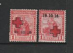 Trinidad & tobago 1915/16 Red Cross Opts MM SG 174/5