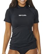 Rip Curl Classic Surf UPF Short Sleeve Surf Tee Black women