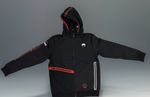 Official UFC Authentic Adrenaline Fight Week Venum Mens Full Zip Hoodie - Black
