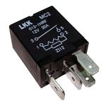 Micro Relay 4 PIN 12v 40a Normally Open Mini 40 amp CAR VAN BOAT MARINE MRY1