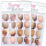 Baby Shower Game 20 Player - BUMP OR BEER - Unisex Stars Girl Boy Party Games