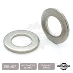 M27 Flat Washer DIN 125 Form A A2 Stainless Steel 50mm OD 28mm ID 4mm