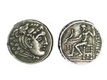 Alexander The Great Drachm Repro coins Magnesia mint Asia Minor Zeus Herakles