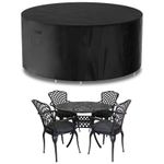 Futura Round 190x80cm Garden Furniture Cover Waterproof Outdoor Weatherproof