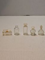 Vintage Minature Purfume Bottles, EMPTY, 5 Bottles, Decorative, Dainty