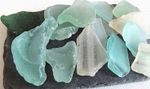 Genuine Maryport Sea Glass Pieces 160g Cumbrian Coast Frosty Aqua Teal April 6th