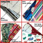✅Kirkland Premium Reversible Double Sided Foil Christmas Gift Wrapping Paper 36m
