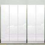 2 Door 3 Door High Gloss White Wardrobe Modern Bedroom Furniture Soft Close