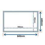WILLIAMS MAGNETIC DOOR GASKET SEAL FRIDGE FREEZER GASKET180 645mm x 440mm