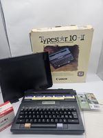 Canon Typestar 10-II portable electronic typewriter With Box
