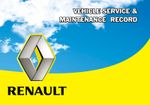 SUITABLE REPLACEMENT FOR ALL RENAULT SERVICE HISTORY BOOK BLANK & UNSTAMPED