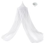 DXPETA Bed Canopy, Mosquito Net for Bed, W 3.9" x L (1 Panels), Colour