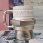 Spark Plug Mug, Engine Spark Plug Design, Novelty Coffee Mug