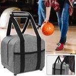 Bowling Ball Bag Oxford Cloth Container Case Portable Single Bowling Tote Bag