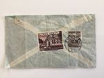 1930's Two Peru Aereo Stamps To Scotland Waterlow & Sons London