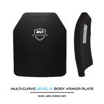 BEDROCK | LEVEL IV PLATE (10×12 MULTI-CURVE, 5.84 LB)