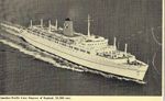 1963 GREENOCK RENFREWSHIRE PAQUEBOT POSTED AT SEA Empress of England ppc