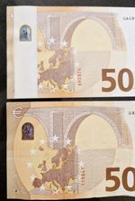 €50 EURO BANKNOTE  ERROR DEFECT VERY RARE UNC