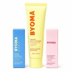 Byoma Skincare Set Jelly Cleanser 60ml Blemish Moisturiser & Gel Cream Trio