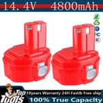 2X 14.4V 4800mAh Battery 1420 1422 1433 1435 PA14 4033D 6228D 8280D For makita