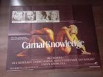 CARNAL KNOWLEDGE  1971 BRITISH QUAD POSTER JACK NICHOLSON ANN-MARGRET