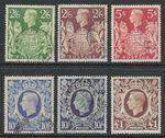 GB SG476/478c 1939 KGVI Set of 6, Fine Used, Cat £60