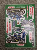 Sete Gibernau Ryuichi Kiyonari  Castrol Sticker Set
