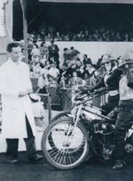 Reproduction Press Photo Speedway a Birmingham undated 1960s