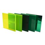 Green Tinted Mirror Acrylic Perspex® Plastic Colour Sheets 3mm & 5mm Thick