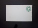 GB Postal Stationery STO KGV 1/2d green embossed plain Postcard size f H&B CS44