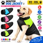 Waterproof Dog Jacket / Vest / Warm Winter Outdoor Puppy Cat Pet Rain Coat S-3XL