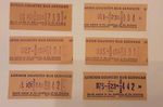 6 London Country Bus Services tickets - used 