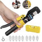 4,6,8,10,16,25,35,50,70mm² Hydraulic Crimping Tool w/ Box