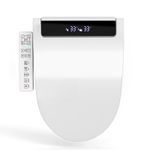 Electronic Smart Bidet Seat Heated Seat Side Panel Warm Air Drying Self-clean