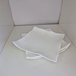 Serax Eggshell Thin Side Plates x 4 Square Wavy Maison d'être House Of Being