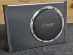 VIBE BLACKAIRT12S-V6: Black Air Slimline 12 inch Passive Radiator Subwoofer Box