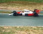 Ayrton Senna Original Photograph McLaren MP4/5B Brazilian GP Interlagos 1990 F1