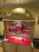 Stunning Large Wooden Mandir In Excellent Condition For Your Prayer Room.
