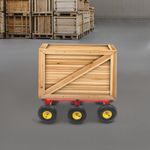 All Terrain Dolly 1200lb Capacity 35x18 Inch with 6x10 Pneumatic Wheels