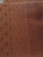 mint, vintage orange embossed/ embroidered obi, bedrunner    120 insx 6 ins Wide