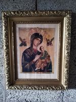 Our Lady of Perpetual Help Framed Catholic Picture Christian Print