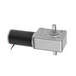 DC 12V 10RPM Double Shaft Worm Gear Motor High Torque Speed Reduction Motor uk