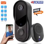 Wireless Smart Video Doorbell WiFi Security Camera Bell Phone Door Ring Intercom