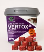 15 x 20g Rodent Block Bait Killer - Strong Strength - Rat & Mouse Poison Control