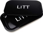 LITT Stash Metal Rolling Tray with Magnetic Rolling Lid